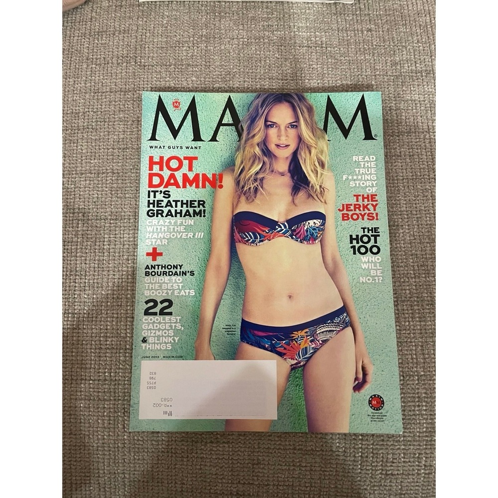 Maxim Magazine June 2013 Issue # 184 - Heather Graham